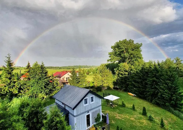 Vitalny Domek Z Ogrodem Nad Jeziorem, 10 Min Od Mragowa Ruska Wies photo