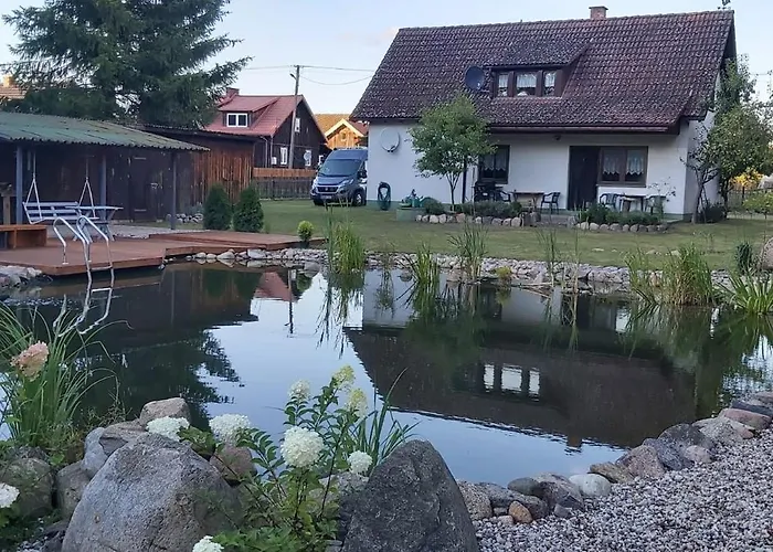Ferienhaus Mit Schwimmteich In Idyllischer Lage Jeleniewo  photo